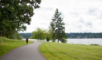 Running in Seward Park